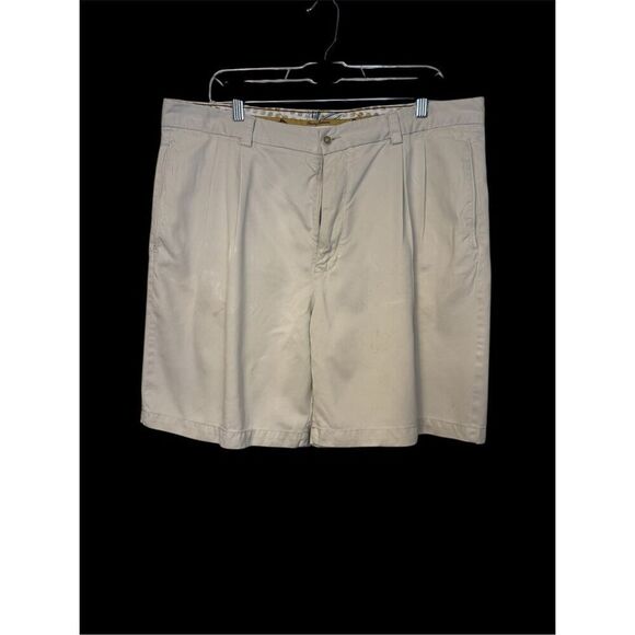 Tommy Bahama Men’s 100% Silk Shorts Classic Pockets Khaki Sz. 36 - Picture 2 of 11